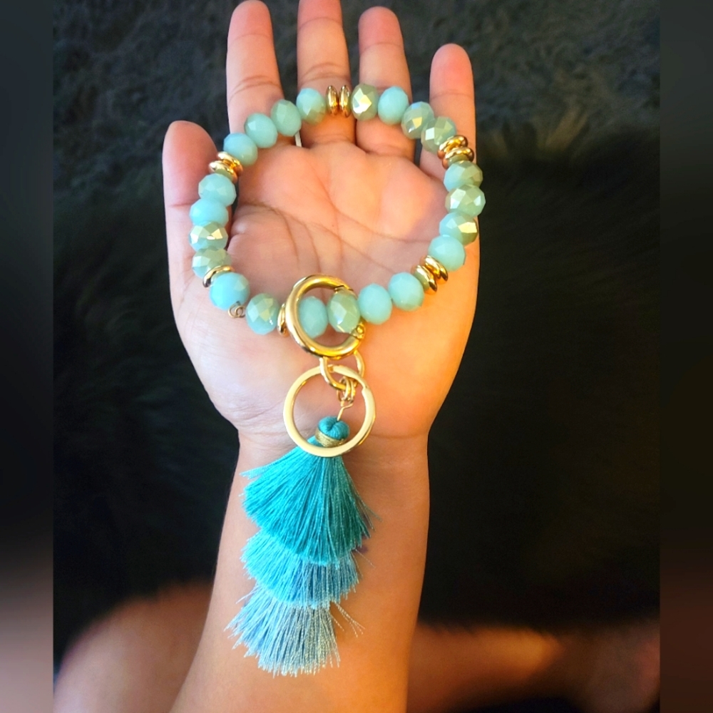 Turquoise Keychain bracelet